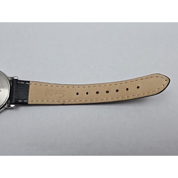 Timex Weekender Indiglo 31mm White Dial Black Leather 24 Hour Quartz New Battery - Picture 12 of 14